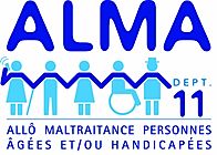 Logotype ALMA Allô Maltraitance Personnes âgées et/ou Handicapées