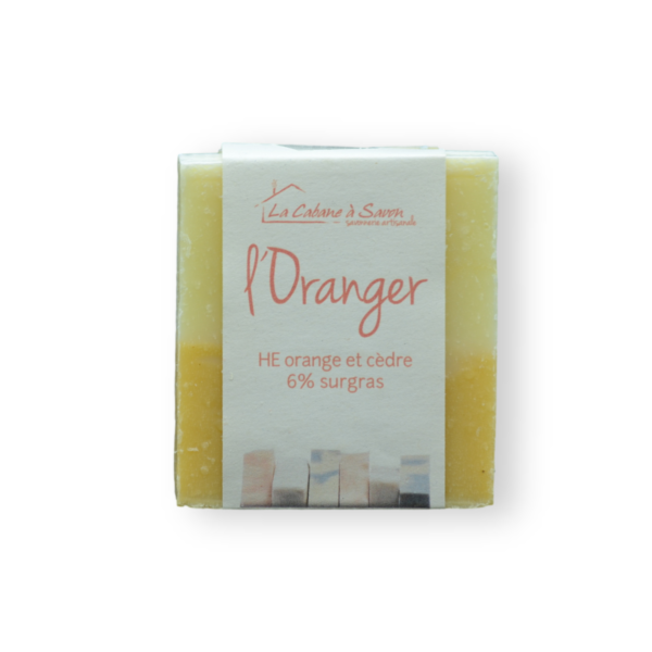 L'Oranger Savon Orange et cèdre Surgras 6%